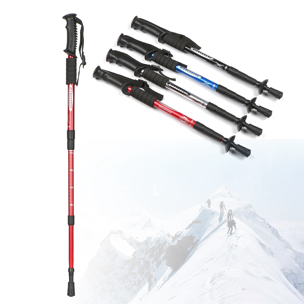 Gậy Leo Núi Chống Sốc Siêu Nhẹ Bằng Cao Su Siêu Nhẹ 4 Màu 53~110cm Cao Cấp