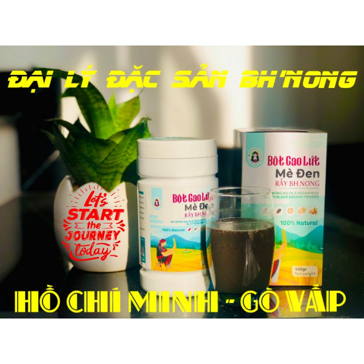 Bột gạo lứt mè đen Bh'nong