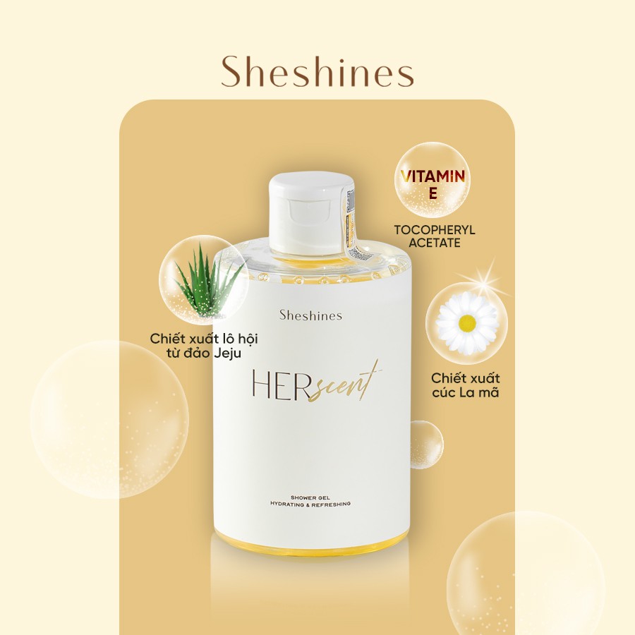 Gel Tắm Dưỡng Da Her Scent Shower Gel 250ml - Cấp ẩm - Sạch da