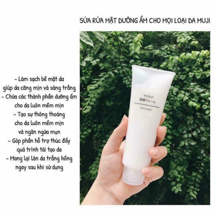 Sữa rửa mặt Muji Face Soap