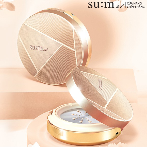 Phấn nước cho da khô Su:m37 Air Rising TF Dazzling Moist Micro Foam Cushion SPF50+ PA+++ 15g (tặng thêm lõi 15g) | BigBuy360 - bigbuy360.vn