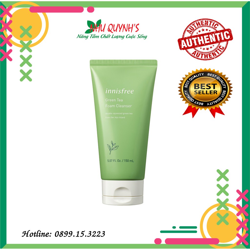 Sữa Rửa Mặt Innisfree Green Tea Foam Cleanser (150ml)