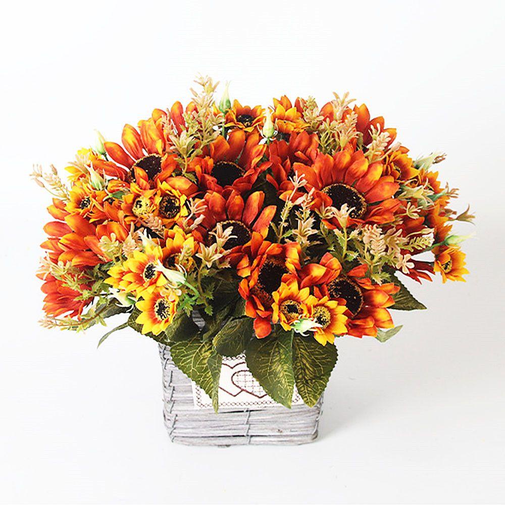 KUNHEV Hoa Mẫu Đơn Nhân Tạo 7 Nhánh Dùng Trang Trí Tiệc Cưới