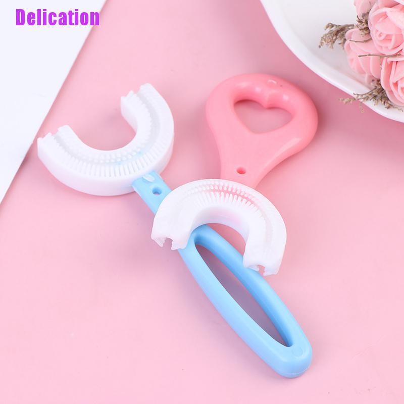Bàn Chải Đánh Răng Silicone Hình Chữ U Tiện Lợi