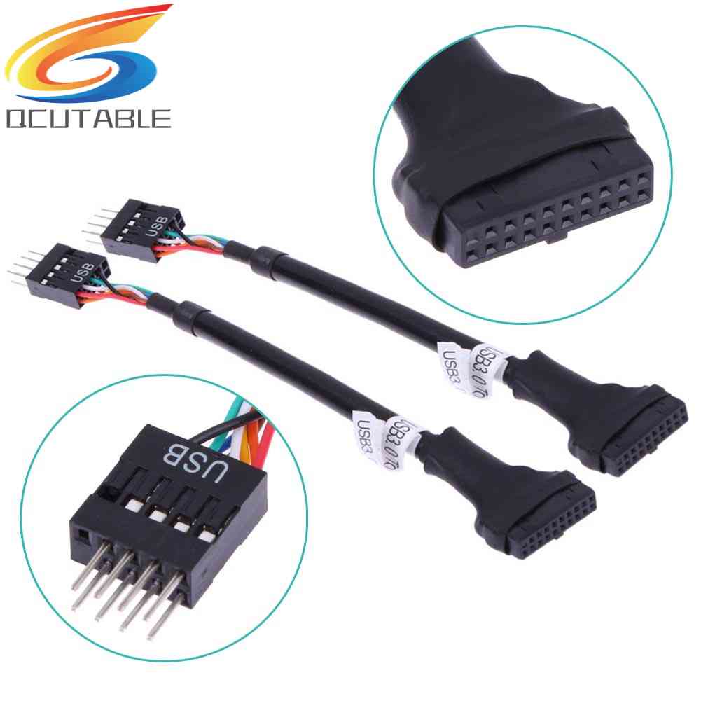 Cáp ChuyểN ĐổI 20 / 19 Pin USB3.0 Sang 9 Pin USB2.0