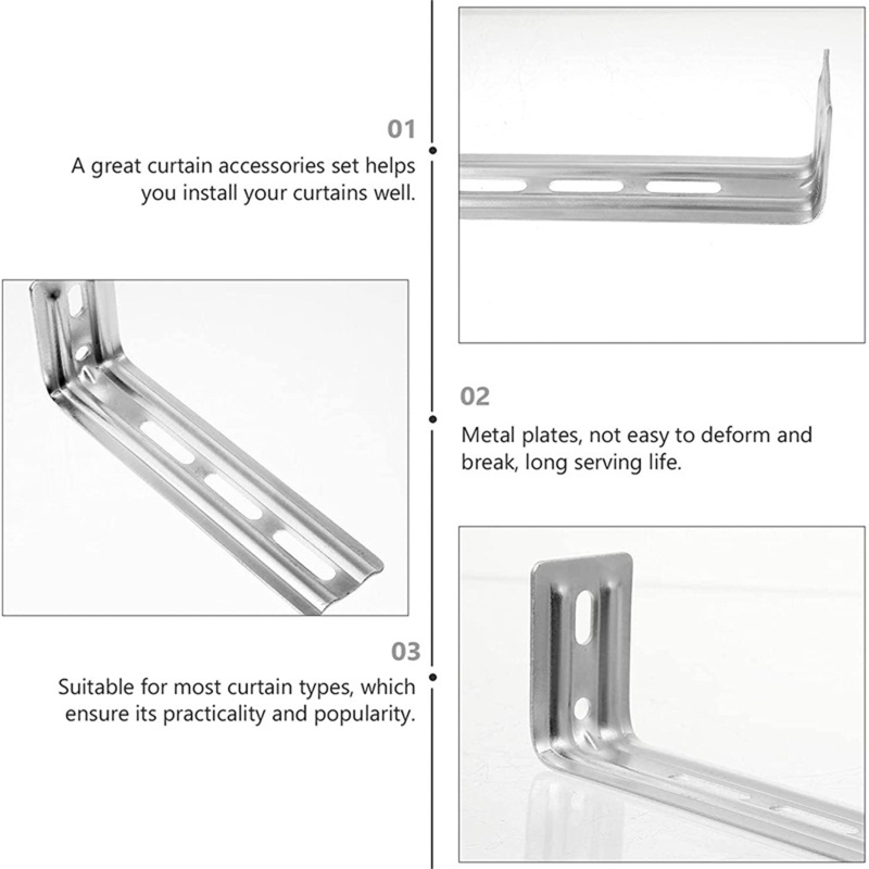 Kẹp Rèm Cửa Sổ 4.5 &quot;Bằng Kim Loại
