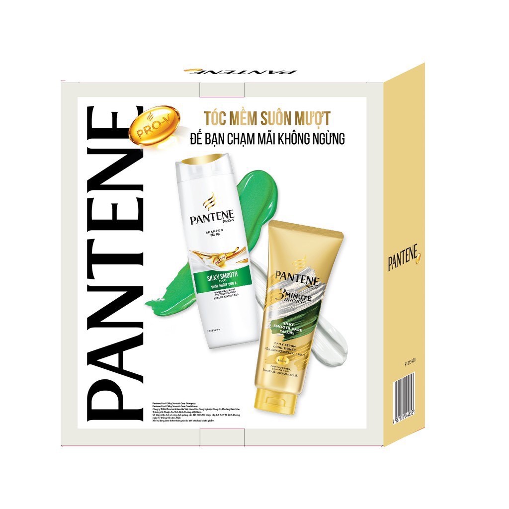 Bộ đôi Pantene Dầu gội 300ml + Kem xả 3 phút diệu kỳ 150ml