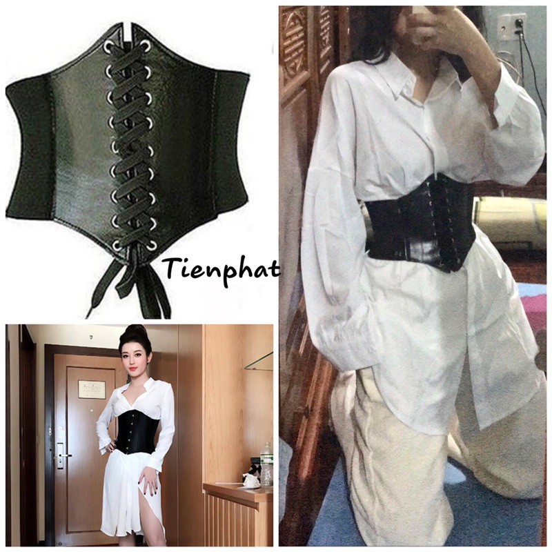 Thắt lưng da belt corset (có ảnh thật) - Dây nịt váy, áo sơ mi