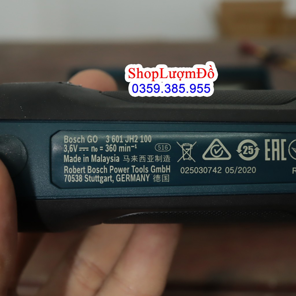 Máy vặn vít dùng pin Bosch Go Gen 2