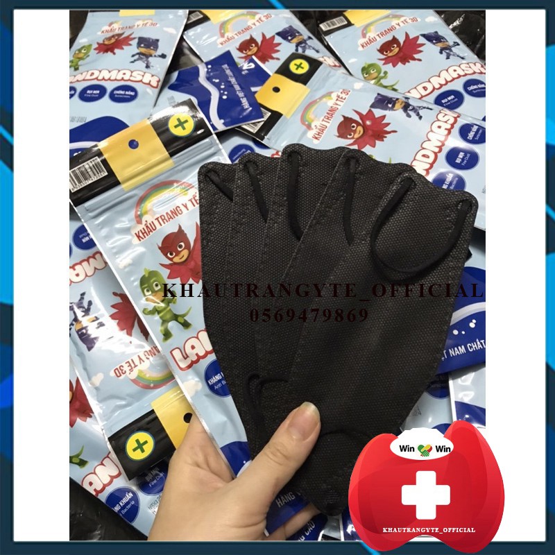 Khẩu trang trẻ em 3D Land Mask Kid 4 lớp kháng khuẩn gói 6 cái | BigBuy360 - bigbuy360.vn