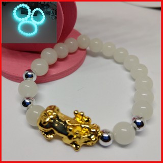 Vòng tay Tùy Hưu đá phát sáng ban đêm