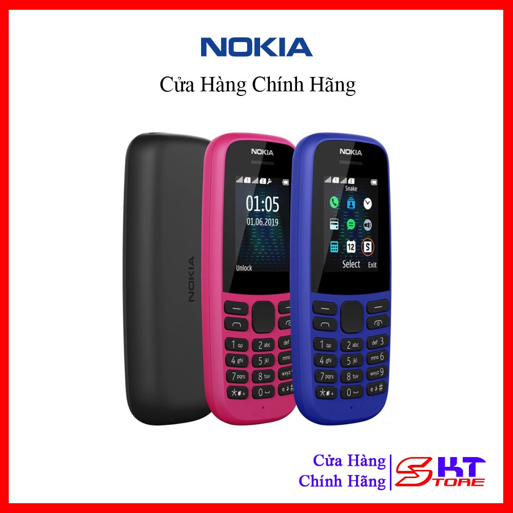 Điện Thoại Nokia 105 Dual Sim 2019 - Hàng Chính Hãng FPT