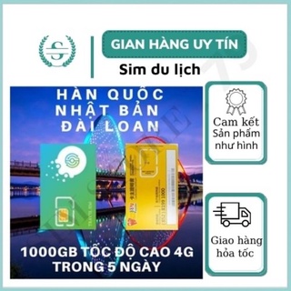 Sim đài loan, Hàn Quốc internet tốc độ trong 5 hoặc 7 ngày