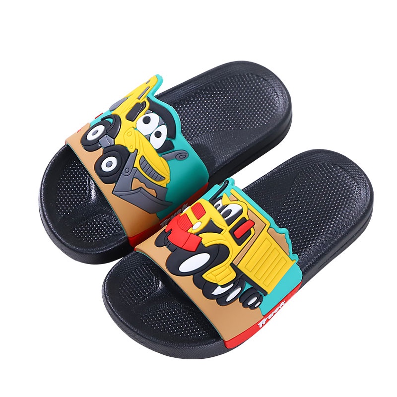 【MH】Dép Đi Trong Nhà Chống Trượt Họa Tiết Hoạt Hình Dễ Thương Size 24-37 Cho Bé