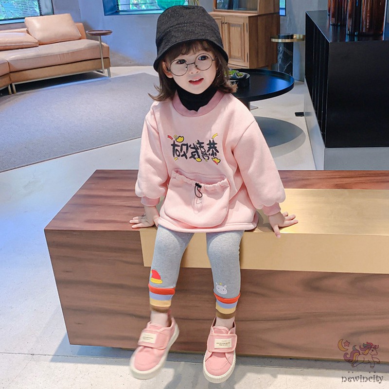 Quần Legging Phối Màu Kiểu Dáng Thời Trang Dành Cho Bé Gái