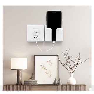 Kệ Dán Tường Để Điện Thoại,Điều Khiển Remote Siêu Tiện Lợi - Khay Đựng Điện Thoại Dán Tường