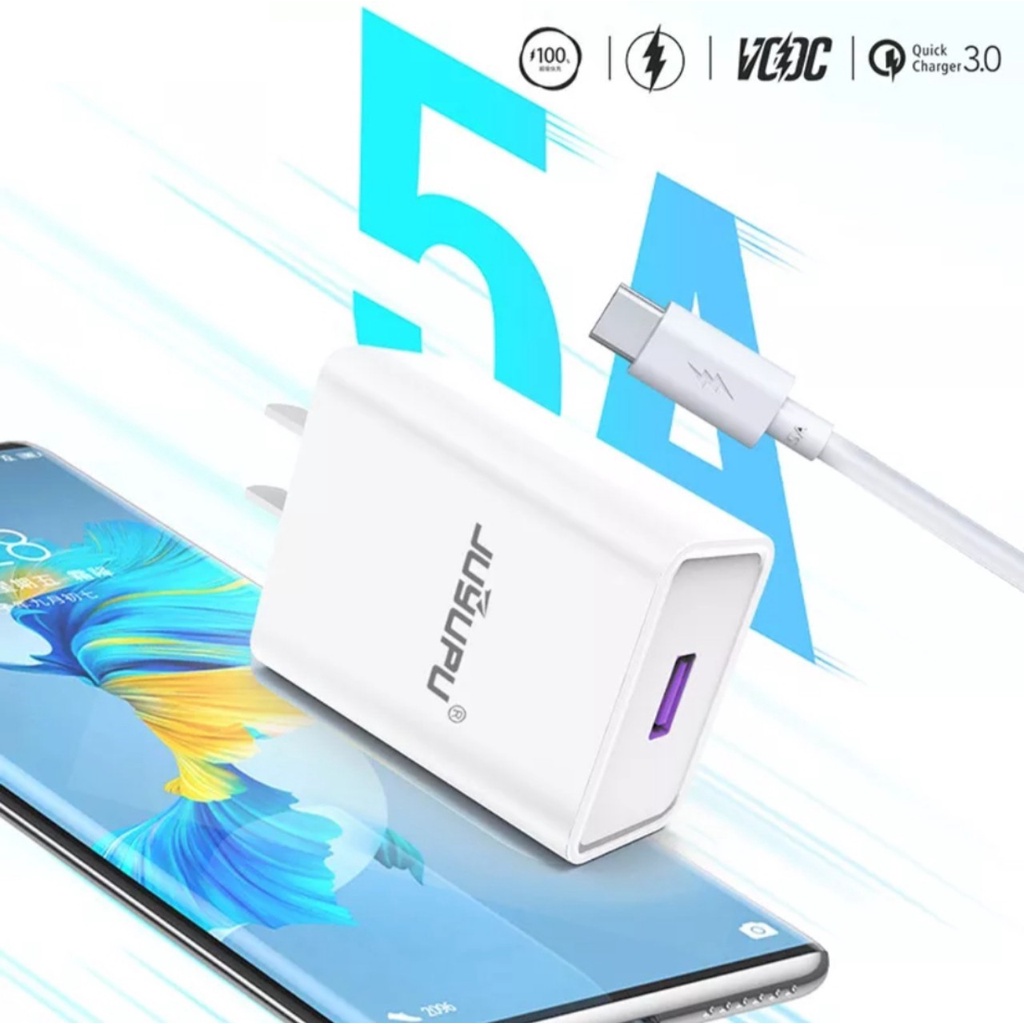 Bộ sạc nhanh siêu tốc 36W dây sạc 5A micro hoặc type c dành cho Samsung Xiaomi Oppo Vivo