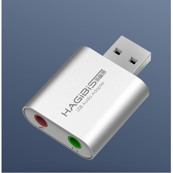 USB âm thanh PC sound 7.1 vỏ nhôm chất lượng cao