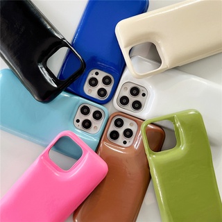 Ốp Điện Thoại Nhựa PC Cứng Phối Da Hình Bánh Mì Bóp Xà Phòng Sang Trọng Cho iPhone 13 Pro Max 11 12 Pro Max 13 Pro Max