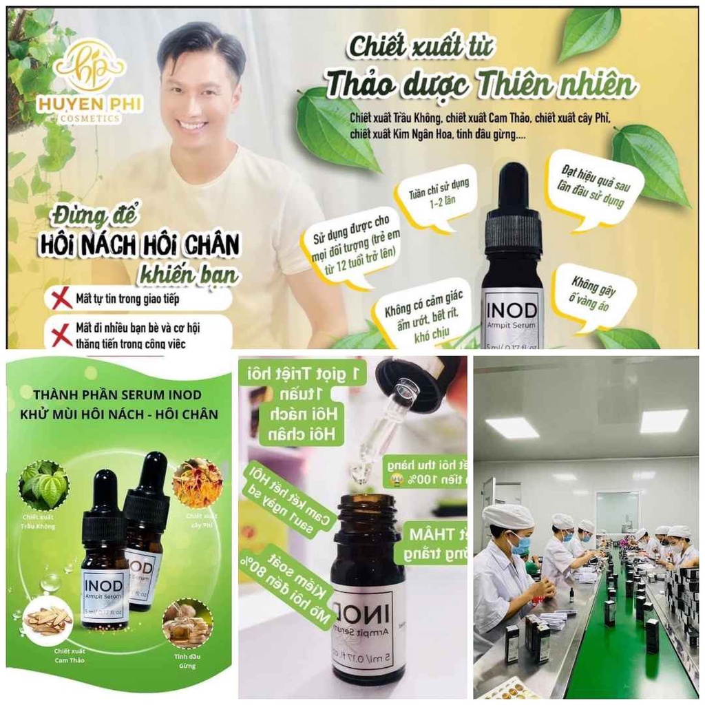 Serum hôi nách Huyền Phi - Serum Inod Huyền Phi hôi nách, hôi chân