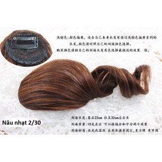 Tóc mái giả dài xoăn ( 59k/ 1 cặp )