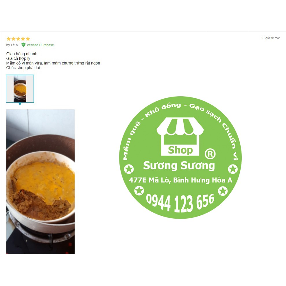 [Cháy Hàng] Mắm cá linh Nữ Hoàng Mắm 55555 500Gr 100% Organic Hương vị tuyệt vời Sương Sương shop | BigBuy360 - bigbuy360.vn