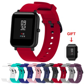 Dây Đeo Silicon Mềm 20mm Chuyên Dụng Cho Đồng Hồ Thông Minh Xiaomi Huami Amazfit Bip