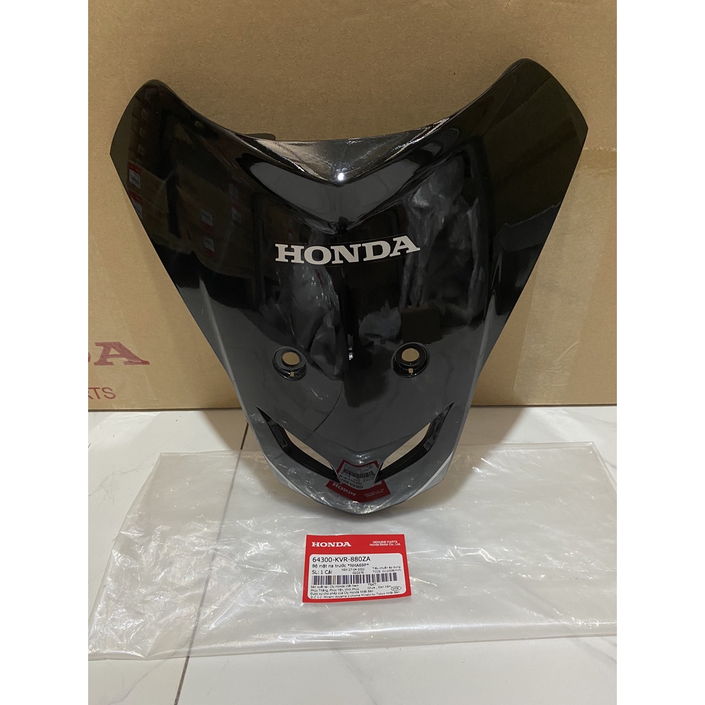 Bộ mặt nạ trước HONDA WAVE S100 Cũ màu Đen. *NHA62M* 64300KVR880ZA