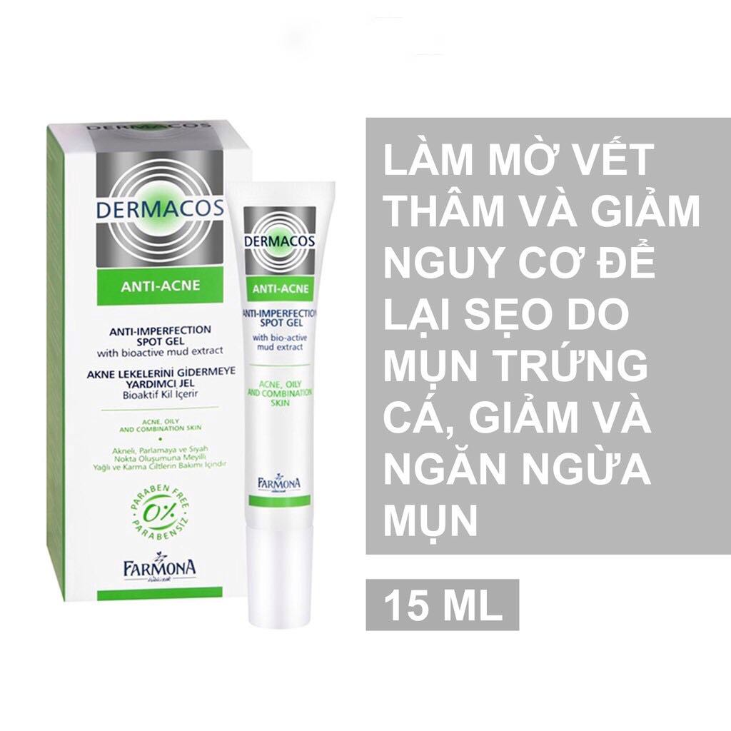 Gel chấm mụn trứng cá Farmona Dermacos Anti-Imperfection Spot Gel