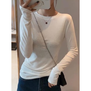 ANU612 - SET 2 ÁO NỮ THUN ZR DÀI TAY BASIC ĐEN TRẮNG