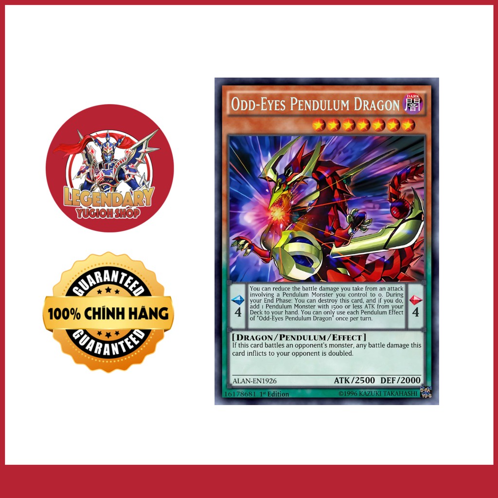 EN-JP]Thẻ Bài Yugioh Chính Hãng] Odd-Eyes Pendulum Dragon