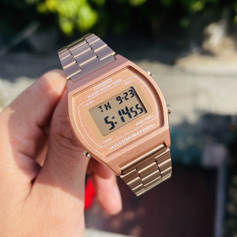 Đồng Hồ Casio B640 Rose Gold, Nam B650 Rose Gold ( Fullbox Chính Hãng ) |  Shopee Việt Nam