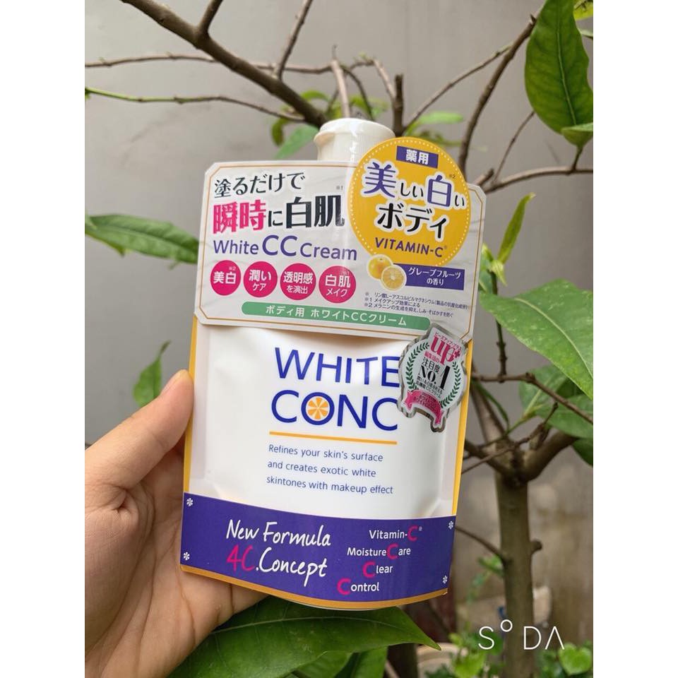 Kem Dưỡng Trắng Toàn Thân White Conc Body CC Cream 200g