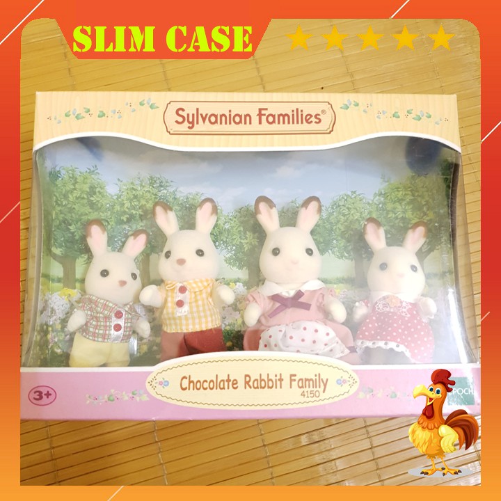 Đồ chơi nhà búp bê Sylvanian Families gia đình thỏ Chocolate [4150]