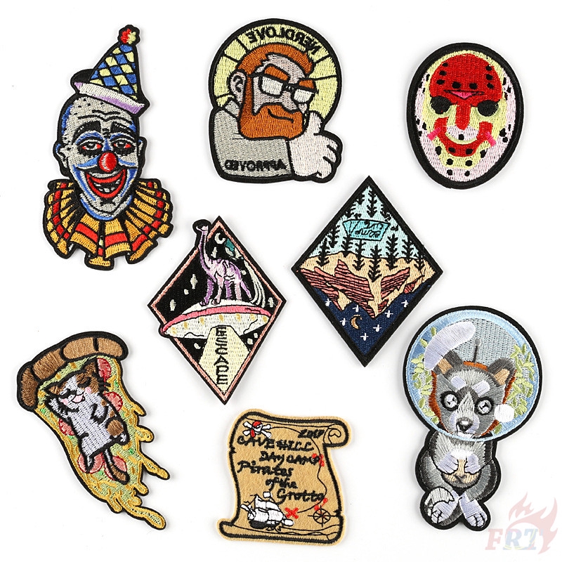 Miếng vá trang trí quần áo hình chú hề