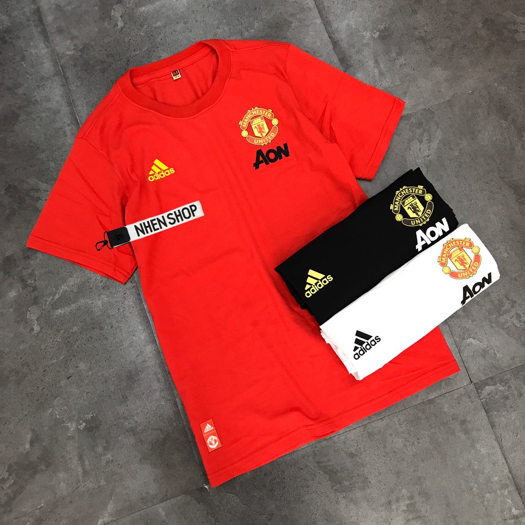 ÁO THUN THỜI TRANG CLB BÓNG ĐÁ MANCHESTER UNITED 32 - COTTON 100% - NEW VER