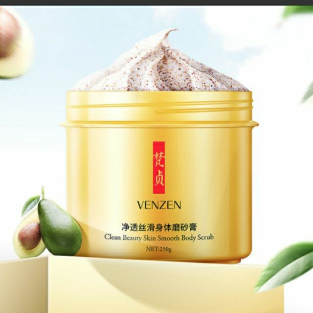 [ RẺ VÔ ĐỊCH] Kem Tẩy Da Chết Body Và Mặt Chiết Xuất Từ Bơ và Hạt Óc Chó VENZEN | BigBuy360 - bigbuy360.vn