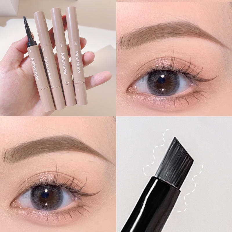 Bút Kẻ Lông Mày 4 Màu Sắc Tùy Chọn Chống Thấm Nước Lâu Trôi Trang Điểm Tự Nhiên