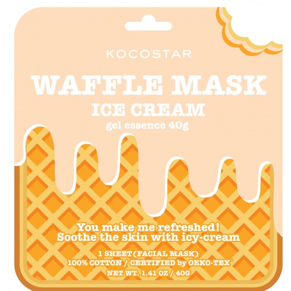 [Mã BMBAU50 giảm 7% đơn 99K] Mặt nạ Waffle mask kem tươi Kocostar 40ml