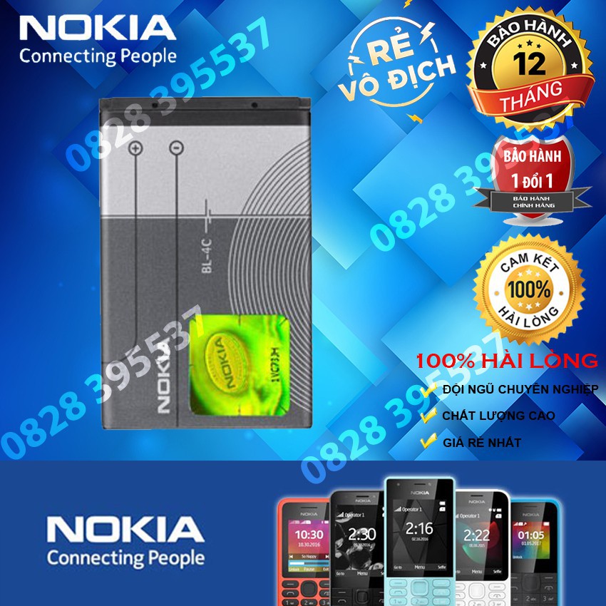 PIN ĐIỆN THOẠI NOKIA BL4C BL-4C CHẤT LƯỢNG CAO - HÀNG CHÍNH HÃNG