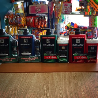 Dầu gội Romano tặng lăn khử mùi hoặc sữa tắm