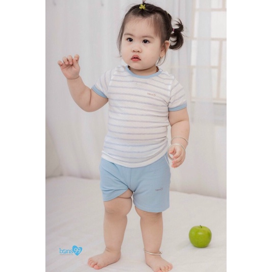 Bộ ngắn bamboo Bons99 vải thông hơi mát