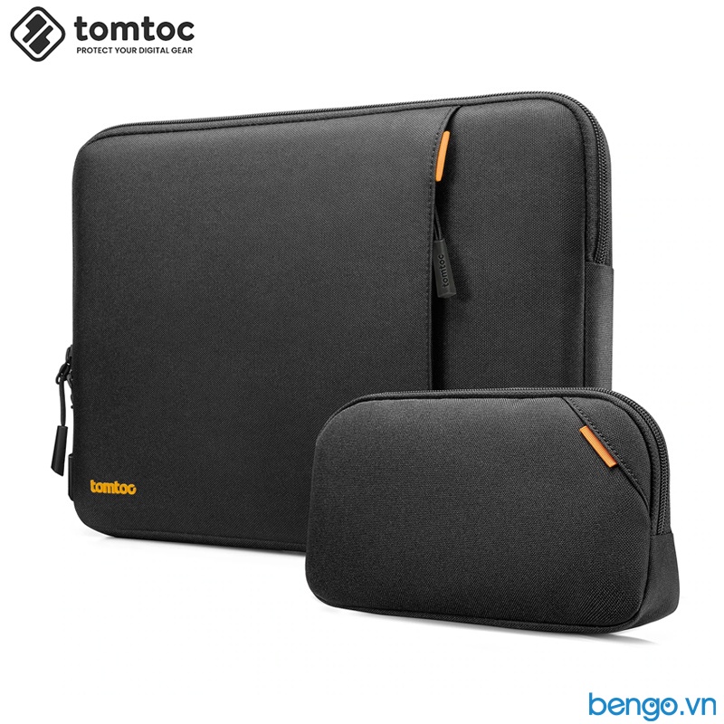 Túi Chống Sốc MacBook Air/Pro 13&quot;/MacBook Pro 14&quot; TOMTOC (USA) 360° Protective Kèm Túi Phụ Kiện