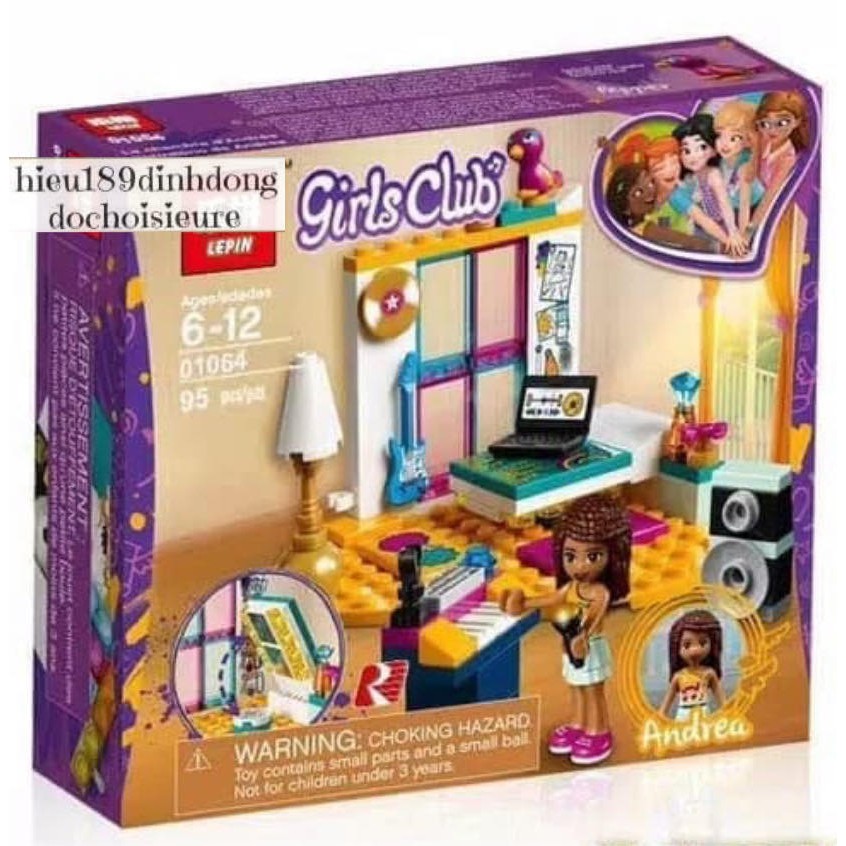 Lắp ráp xếp hình 01064 : Phòng ngủ