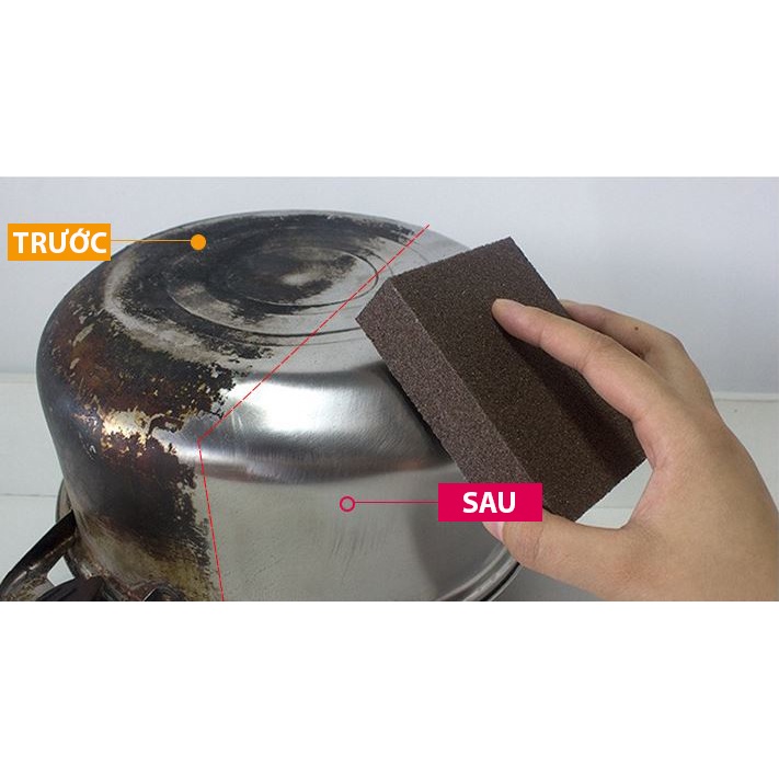 Miếng trà xoong nồi siêu sáng bóng, siêu sạch, trợ thủ đắc lực