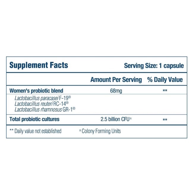 Men vi sinh Optibac Probiotics For Women, ngăn ngừa viêm nhiễm phụ khoa và đường tiết niệu cho phụ nữ [Hộp 30 viên]