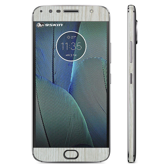 Ốp Điện Thoại Gỗ Trắng 9skin Cao Cấp Cho Motorola Moto G5s Plus - 3m