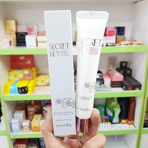 Kem dưỡng chống nhăn và trắng sáng vùng da quanh mắt Secret Key Starting Treatment Rose Facial Eye Cream 40g