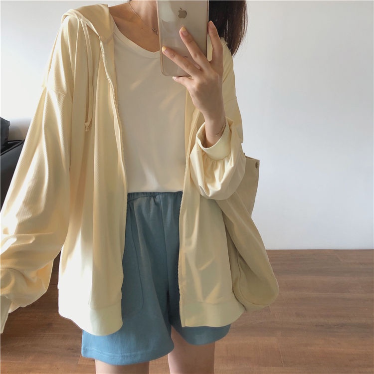 Áo Khoác Cardigan Mỏng Dáng Rộng Tay Dài Chống Tia UV Thời Trang Mùa Hè Hàng Mới Dành Cho Nữ 2022