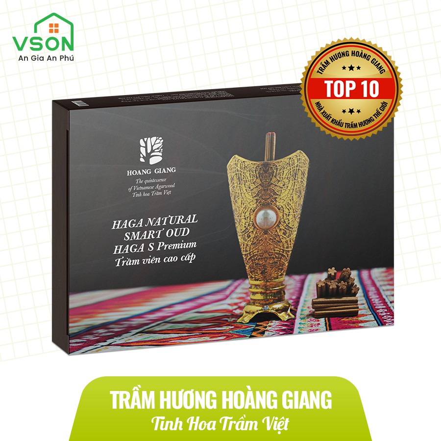 Nhang trầm hương dạng viên Hoàng Giang – Không sử dụng hoá chất – Xông phòng, thưởng hương, khử mùi